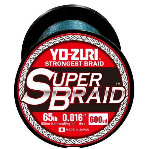 YO-ZURI PEライン スーパーブレイド 600YDS 65Lbs カラー:ブルー