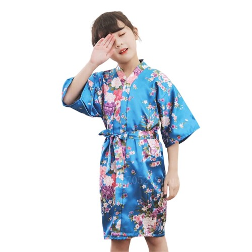 (ミシアラグジュアリー) 着物 kimono 女の子 ガール 子供 キッズ 和風 日本 Japan 伝統 花柄 衣装 帯付き セット コスプレ 浴衣 イベント 写真撮影 夏 パジャマ (25014-25061)｜マニッシュボーイ
