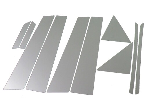 BRIGHTZ RX270 RX350 RX450h 10 15 16 超鏡面ステンレスメッキピラーパネル バイザー無用 10PC GGL10W GGL15W GGL16W GGL10 GGL15 GGL16 L10 L15 L16 RX 350 4649｜マニッシュボーイ