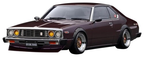 TK.Company 1/18 規模 レジン ミニカー ニッサン 地上地平 2000 GT-ES (C210) パープル 遣っ付ける品