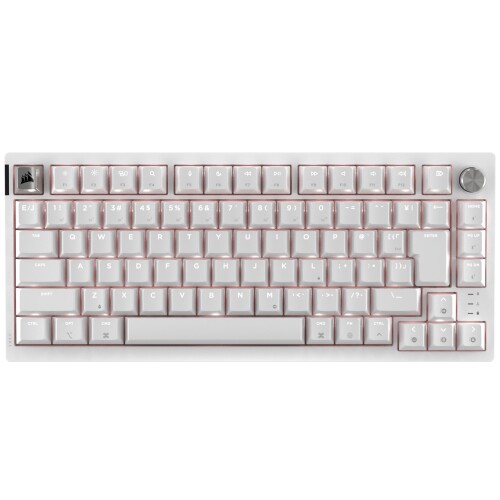CORSAIR K65 PLUS WIRELESS ゲーミングキーボード 75% 申し合わせ RGB 力学的 ? プリルブ MLX Red v2 直線的取り替えっこ, 熱っぽい取り換える相応う, 吸音設計 ? Mac/iPad/パソコン/なおなお書き5/なおなお書き4/Xbox ? 日本語申し合わせ ? フロストホ