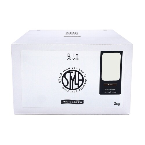 ニッペ 絵の具 絵の具 STYLE DIY絵の具 2kg 銀ねず 水溶性 つやなし 屋内 日本製 4976124885020