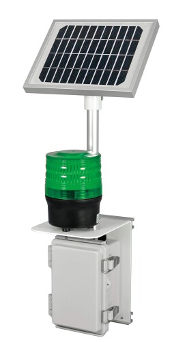 NIKKEI ソーラー式回転させる灯 LED回転させる灯(ソーラー式) 緑 2.6kg VM09S-007KG