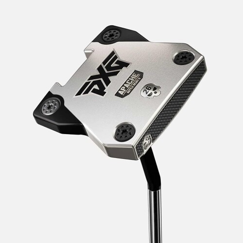 ピーエックスジー(PXG) ゴルフクラブ パター マレットタイプ Battle Ready II Apache Heel Shafted Putters シャフト: Straight Putter Shaft - Chrome グリップ: PXG Pistol I Putter Grip - Black 34インチ 左利き用|マニッシュボーイ