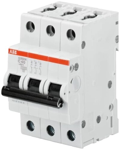 ABB ミニチュアサーキットブレーカー S203M-D1,6