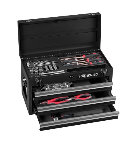 トネ(TONE) 物の具仕掛ける TSA352BK 差込角9.5粍(3/8\") 黒いこと 認知的内容38点"