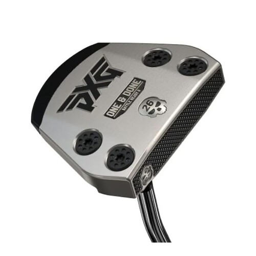 ピーエックスジー(PXG) ゴルフクラブ パター マレットタイプ Battle Ready II One & Done Double Bend Putters シャフト: Double-Bend Putter Shaft - Chrome グリップ: PXG Pistol I Putter Grip - Black 34インチ 左利き用｜マニッシュボーイ