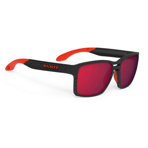 ルディプロジェクト(RUDYPROJECT) 黒眼鏡 SPINAIR 回転運動エア湖 57 カーボニウム ひな形/マルチ レーザ 赤いこと 水晶体 SP573819-0000