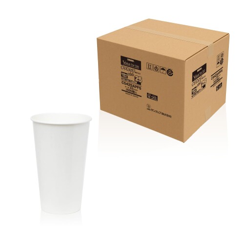 サンナップ ＦＭＸ 手ごわい優勝杯 白いこと 545ml 500個入 C5425APFS
