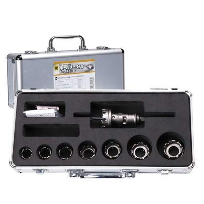 ミヤナガ ホールソー３７８ 軽銀ＢＯＸ一揃いの道具 ＮＯ．３Ｒ パソコン378ALBOX3R