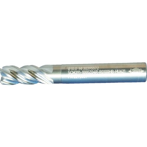 マパｰル Performance-Endmill-Titan 4枚刃 内部給油 SCM391J-1000Z04R-R0100HA-HU6217224 775-4493 超硬ラジアスエンドミル