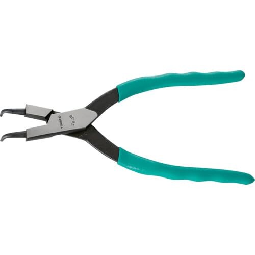 TRUSCO(トラスコ) スナップリングプライヤー 孔用 Φ3.0 曲爪50型 50-3B × 5丁