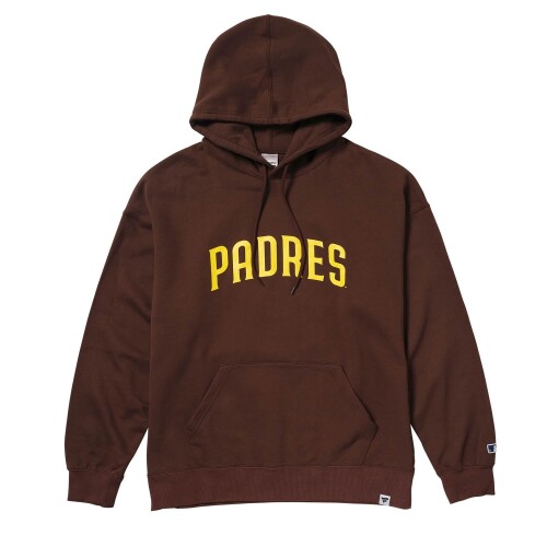 (ファナティクス) MLB_STANDARD PRINT LOGO HOODIE サンディエゴ・パドレス ML0625FW03 BROWN(BROWN)
