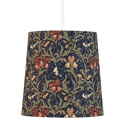ASHEVILLE DECOR - シャンデリヤ点火装置 ウィリアムモリス 花ショウブ インディゴ1 - Fabric by Best of Morris 日本製