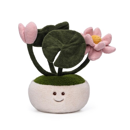 McHugs Lucky Lotus 蓮 鉢植え ぬいぐるみ MC300321|マニッシュボーイ