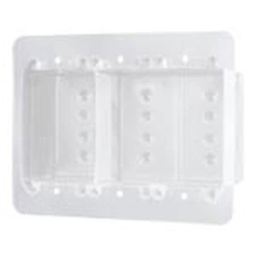 パナソニック(Panasonic) 埋込防気カバー 3連用（3コ用＋2連接穴用） 100個セットWV24939-100｜マニッシュボーイ