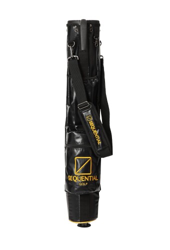 SEQUENTIAL GOLF セルフ照明ランプ付き添い人メンズレディース大静電容量野球クラブ入れもの SQSB-3001 Black/Gold