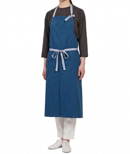 (七つ制服) CT2350-5 胸当前垂れ ライトネイビー 無償性