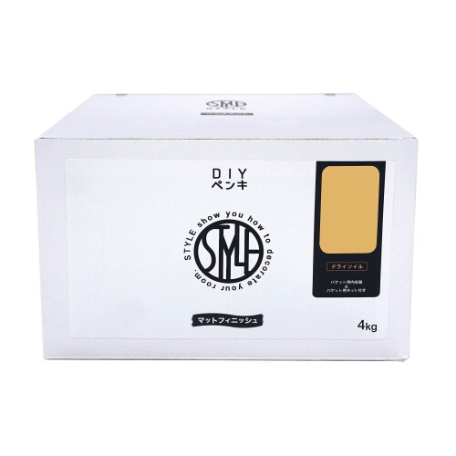 ニッペ 絵の具 絵の具 STYLE DIY絵の具 4kg ドライソイル 水溶性 つやなし 屋内 日本製 4976124887062