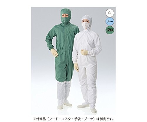 オリエントリント無償性 防塵ツナギ服 白 3L 61-0090-35/FD173C-01