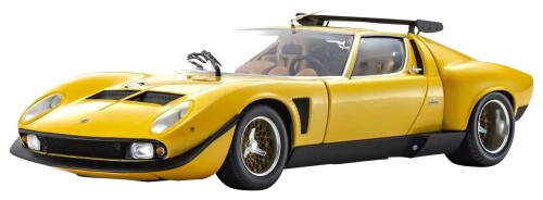 京商(Kyosyo) 目あたらしい 1/18 ランボルギーニ ミウラ SVR 黄色/黒いこと 切り上げる品