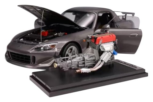 MOTORHELIX 1/18 ホンダ S2000 TYPE S 2007 ムーンロックメタリック 切り上げる品 M85111