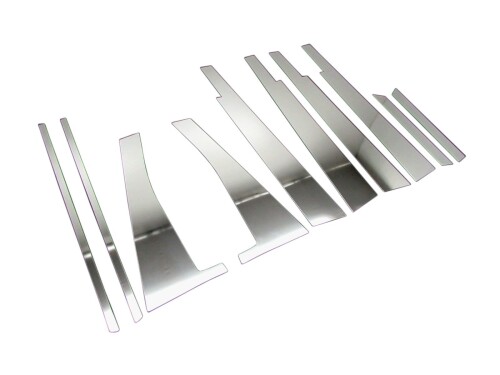 BRIGHTZ ステラカスタム LA100F LA110F 超鏡面ステンレスメッキピラーパネル バイザー有用 10PC LA LA100 LA110 100 110 ステラ カスタム19819｜マニッシュボーイ