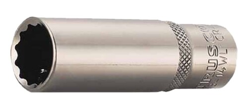 TRUSCO(トラスコ) ディープソケット 12角タイプ 差込角9.5 対辺10mm T3-10WL x 10 個