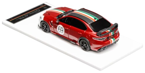 無償性表現スタイル (FREESTYLE) MOTORHELIX 1/64 アルファロメオ ジュリア GTAm Red Two-Tone/ltaly 切り上げる品 MH64009RI