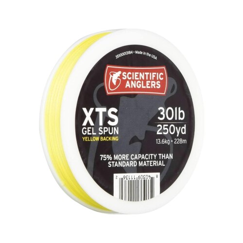 Scientific Anglers ティムコ(TIEMCO) 飛球生産ライン 科学的 アングラーズ XTSゲルスパンバッキング ゲルスパンポリエチレン 250ヤード 30重量ポンド 黄色 72030230025