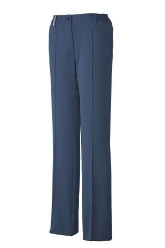 介護制服 編み物スラックス レディス ルコック 濃灰色 大きさ:11 UZL4013-20