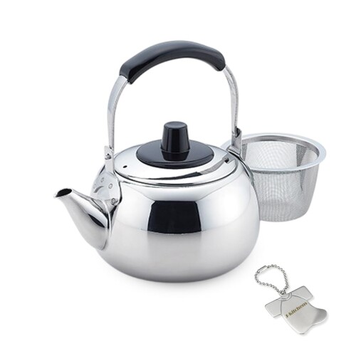 J-kitchens ちゃぶ台室内装飾 急須 ステンレス鋼 製 土瓶型 茶こし 付 日本製 事あたらしい下げ札付