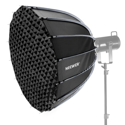NEEWER 90珊パラボリックソフトボックス Bowensマウント クイックセットアップ ディフューザー/ハニカムグリッド/御徒面子付き添い人 CB60 CB200B MS60 MS150B Q4映像媒体年代順の継続点火装置用 互換性のないGodox Amaran100x
