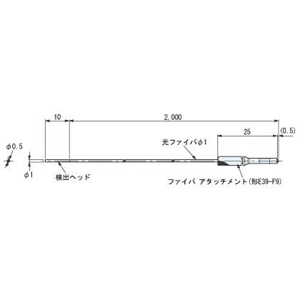 オムロン(OMRON) 変速機形 延性のある 超小型/細径衣袂 Φ1円柱 曲げラジウスR1 E32-T223R 2M