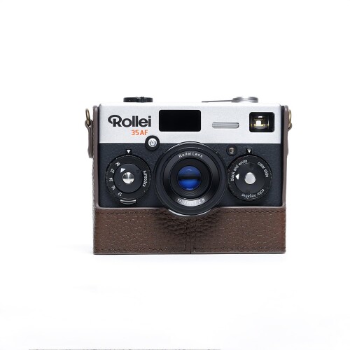 TP Original Rollei 35 AF 用 ボディーハーフケース うす暗い赤銅色