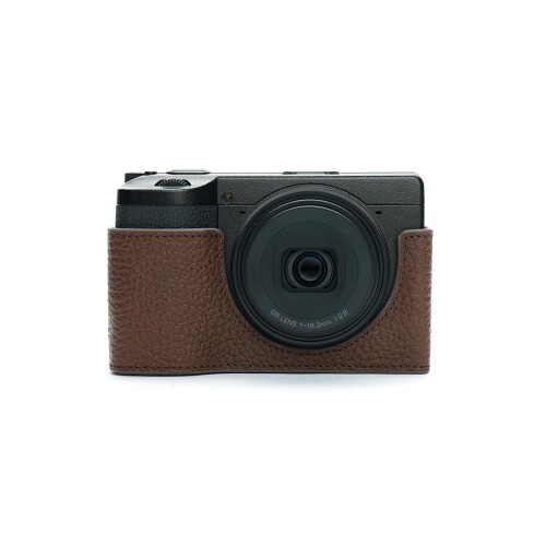 TP Original RICOH GRIV 用 ボディーハーフケース うす暗い赤銅色