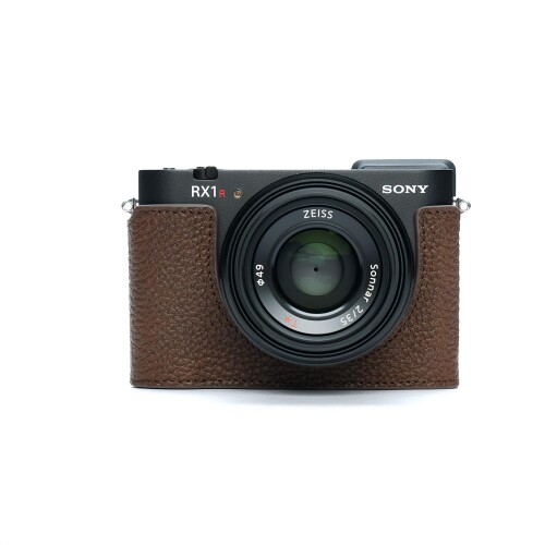 TP Original SONY RX1RIII 用 ボディーハーフケース うす暗い赤銅色