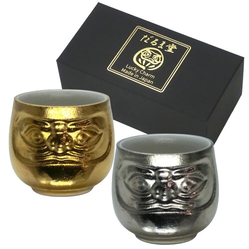 美濃焼 盃 酒器 約70ml だるま 現ナマ 差し上げ物 九鼎大呂 日本製 DMD-03