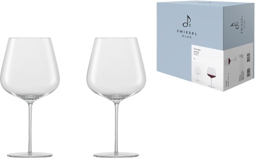 ツヴィーゼル 水呑み（ZWIESEL GLAS） ぶどう酒水呑み ヴェルヴィーノ 赤ワイン（ブルゴーニュ）用 ブルゴーニュ 2個ありの実 器械お手伝いさん m122202