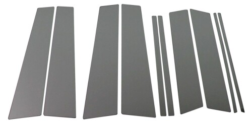 BRIGHTZ アウトバック BR 超鏡面ステンレスブラックメッキピラーパネル バイザー無用 10PC BR9 BRF BRM19004｜マニッシュボーイ