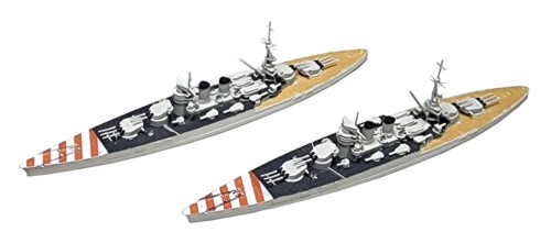 HMA 1/2000 イタリア海軍 コンテ・ディ・カヴール級戦艦 2隻セット レジンキット