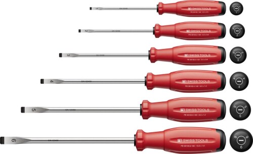 PB SWISS TOOLS ピービースイスツールズ スイス連邦手持ち部分EVO さし引く１番ウッド書き割り6本組 箱入 38240.CBB