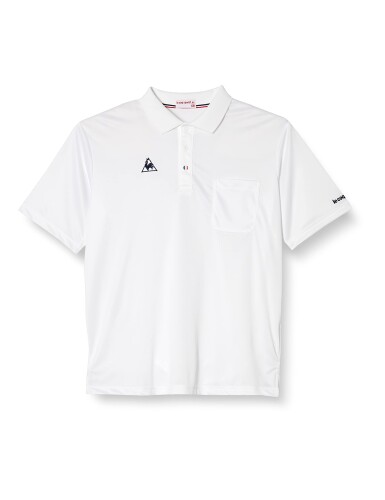 介護制服 長袖スポーツシャツ 男女兼用 ルコック 白いこと 大きさ:EL UZL8022-1