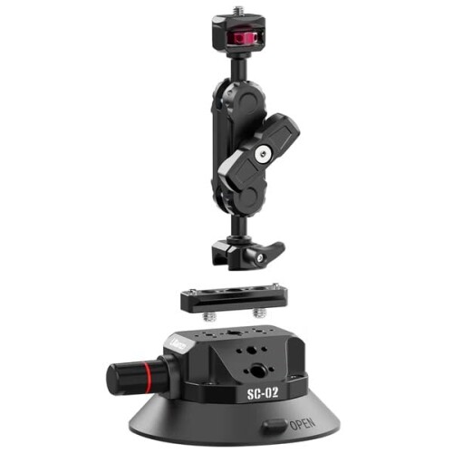 Ulanzi 3090 SC-02 DSLR用サクション優勝杯(Osmo Pocket 4相応う)