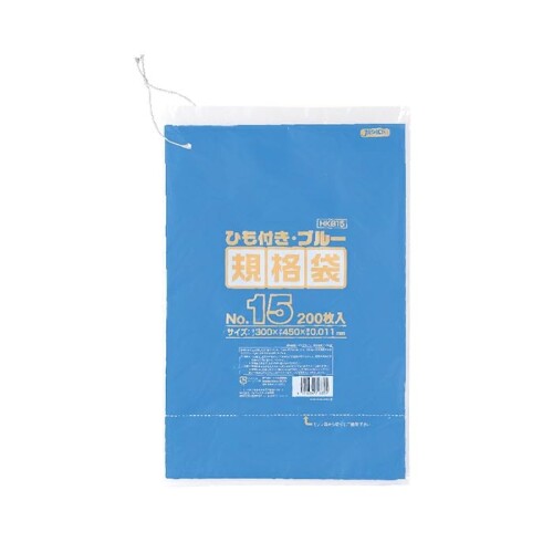 固定ディスク標準尺度袋紐付き 青色 No.15