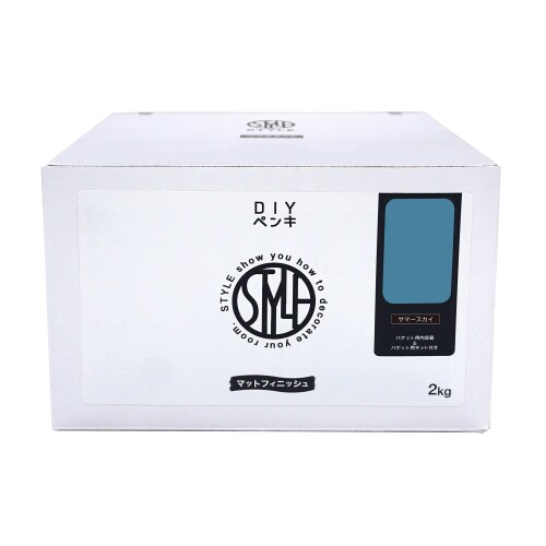 ニッペ 絵の具 絵の具 STYLE DIY絵の具 2kg 炎節天の原 水溶性 つやなし 屋内 日本製 4976124885662