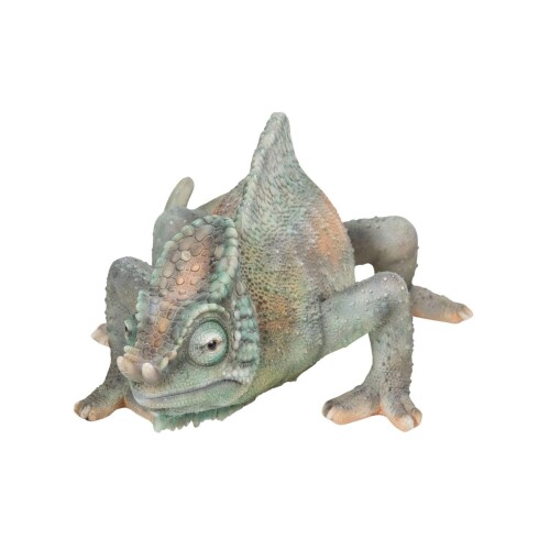 ウービア カメレオン（中） 39.5×17.8×11.5cm 人形 フィギュア 置き物 アニマル 動物 ガーデン 装飾 爬虫類 H12479