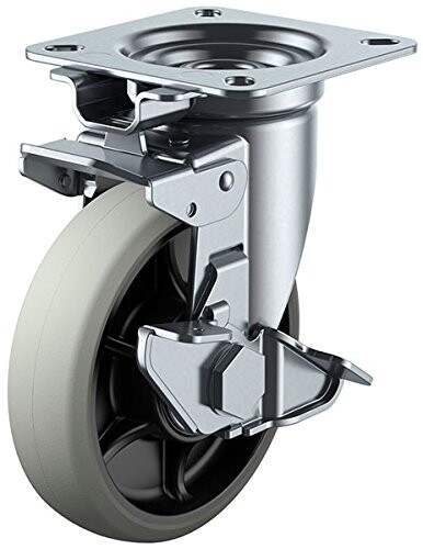 (株)ユーエイ キャスター シングルストッパー付 GUJK-150S