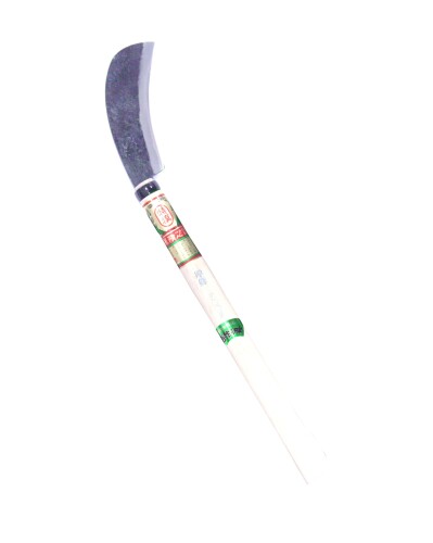 竹切型厚鎌 300g 樫360粍コブ柄取りまかなう付