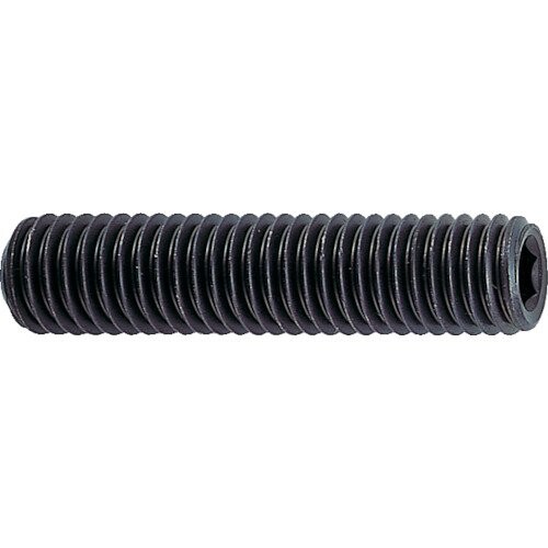 トラスコ中山(TRUSCO) 六角穴付打ち切りねじ くぼみ先 B310610 黒染め M6×10 75本入 x 10容器に並べる x